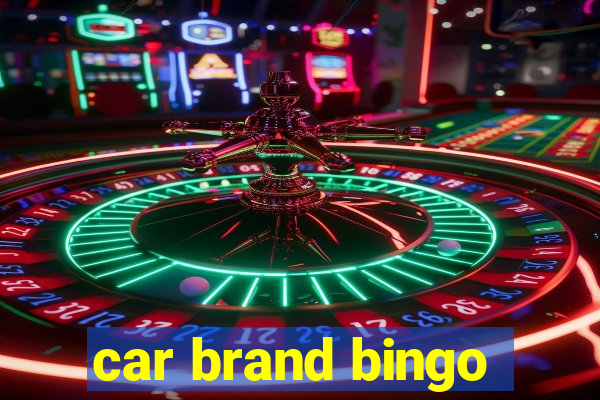 car brand bingo